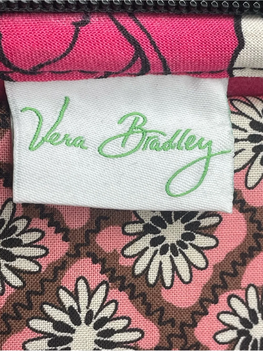 Vera Bradley Diamond Quilted “Mocha Rouge” Laptop Portfolio Computer Hard Case